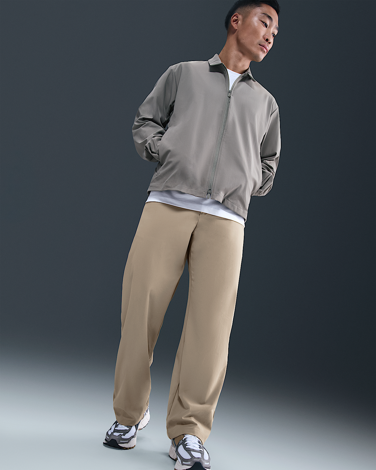 Мужские Nike 24.7 PerfectStretch Dri-FIT Loose-Fit Chino Trousers